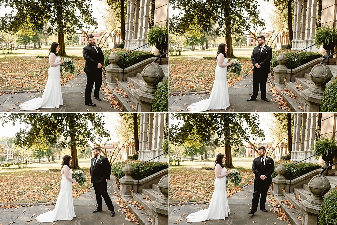 first look + Wedding at Woodruff-Fontaine in Memphis, TN