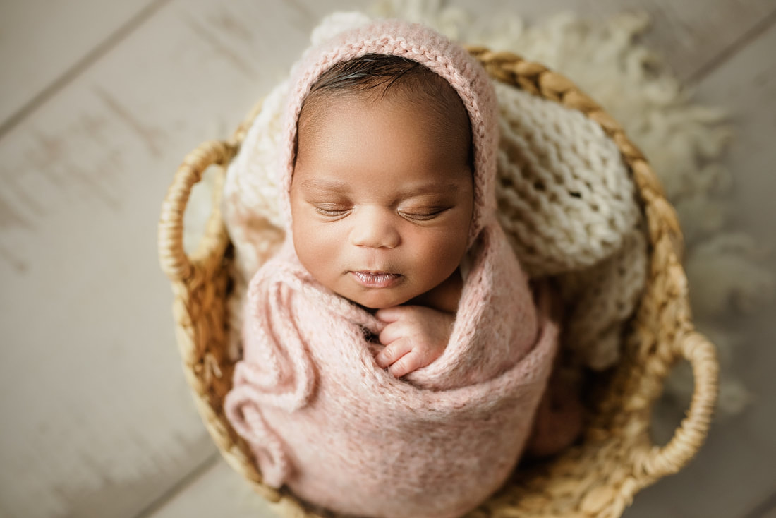 portrait of newborn baby in Memphis, TN