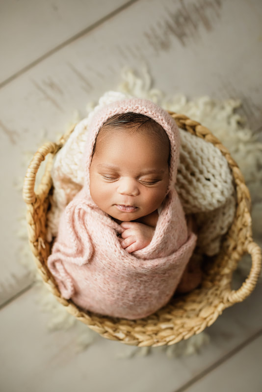 portrait of newborn baby in Memphis, TN