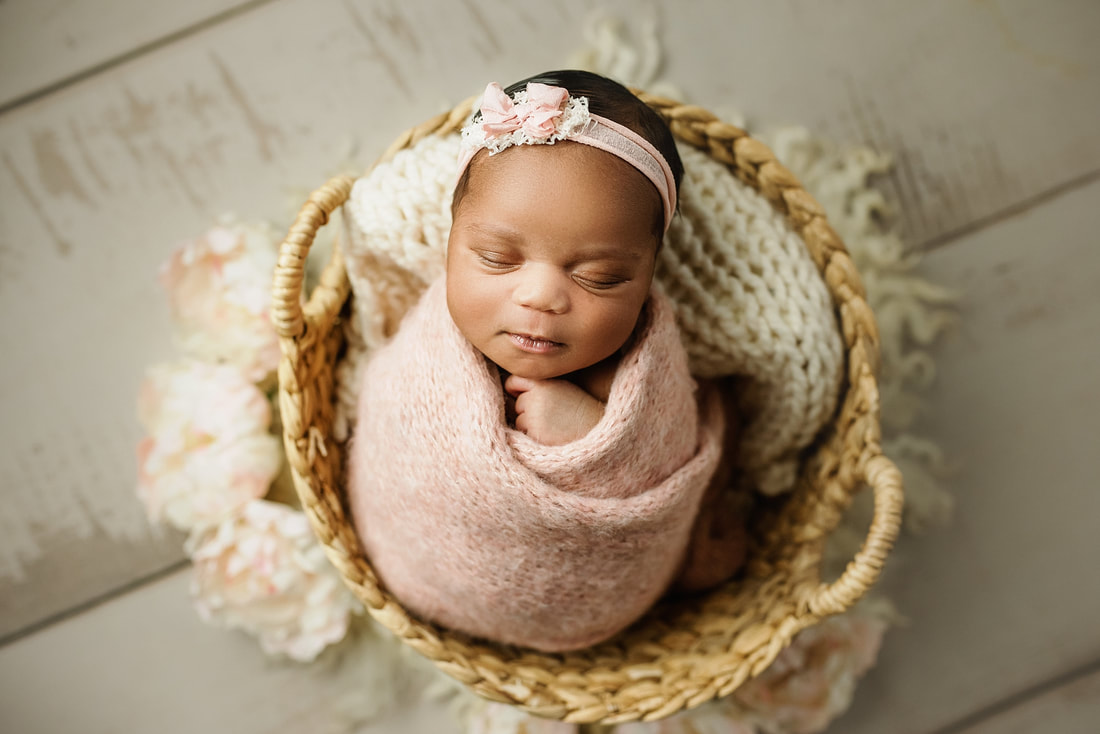 portrait of newborn baby in Memphis, TN