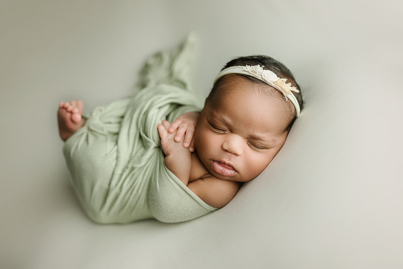 portrait of newborn baby in Memphis, TN