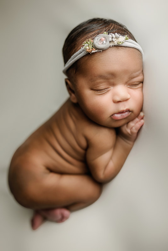 portrait of newborn baby in Memphis, TN