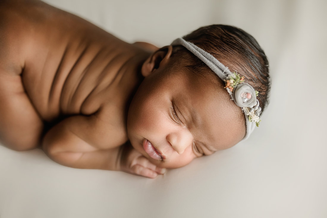 portrait of newborn baby in Memphis, TN