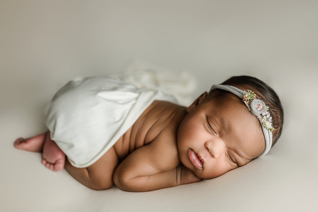 portrait of newborn baby in Memphis, TN