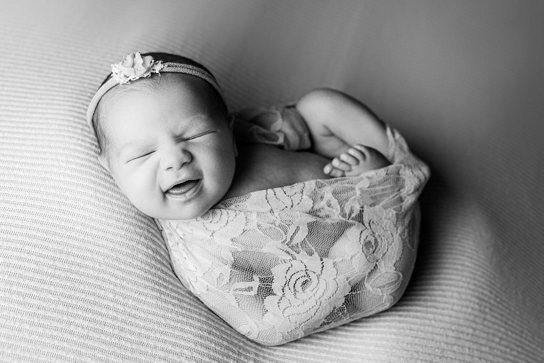 portrait of newborn baby in Memphis, TN