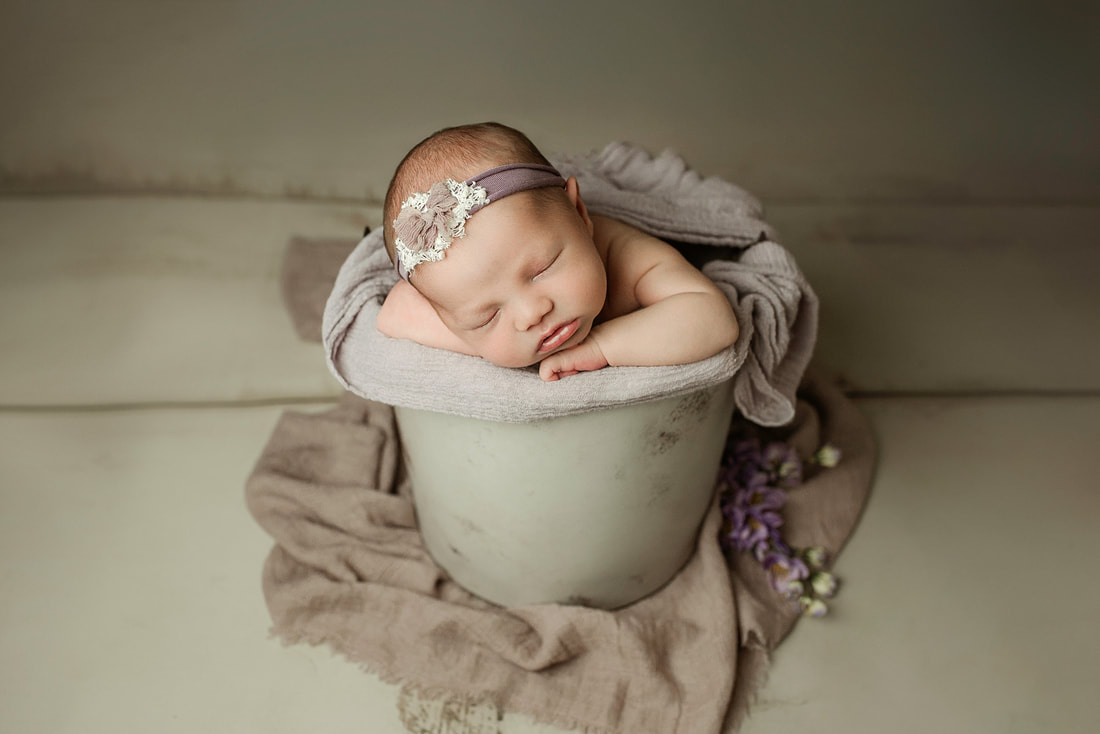 portrait of newborn baby in Memphis, TN