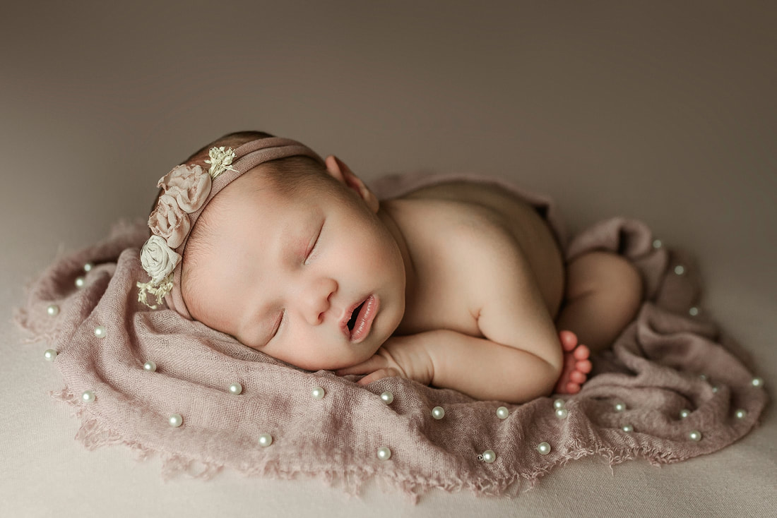 portrait of newborn baby in Memphis, TN